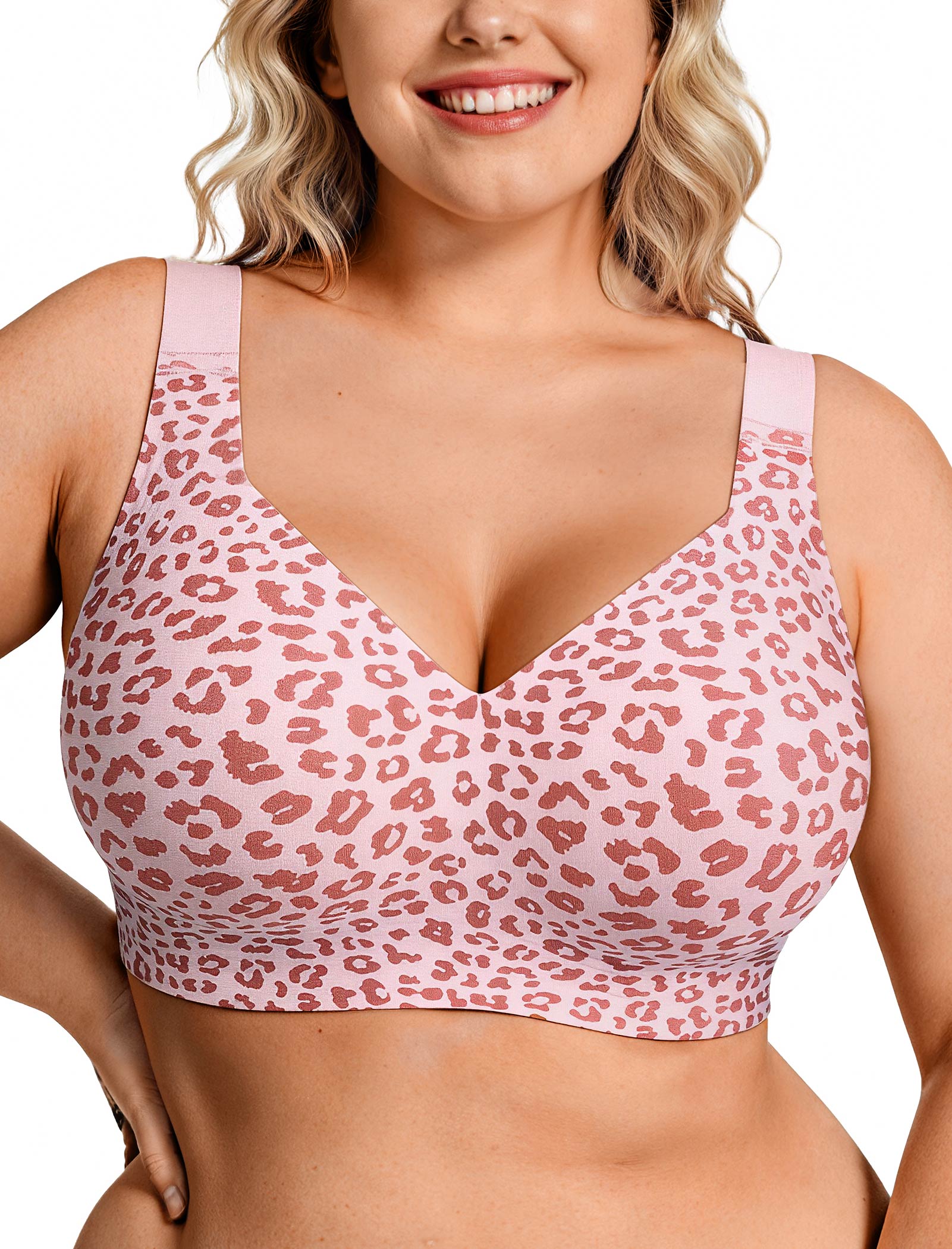 Stavella 360 Jelly Support Bra — Pink Leopard