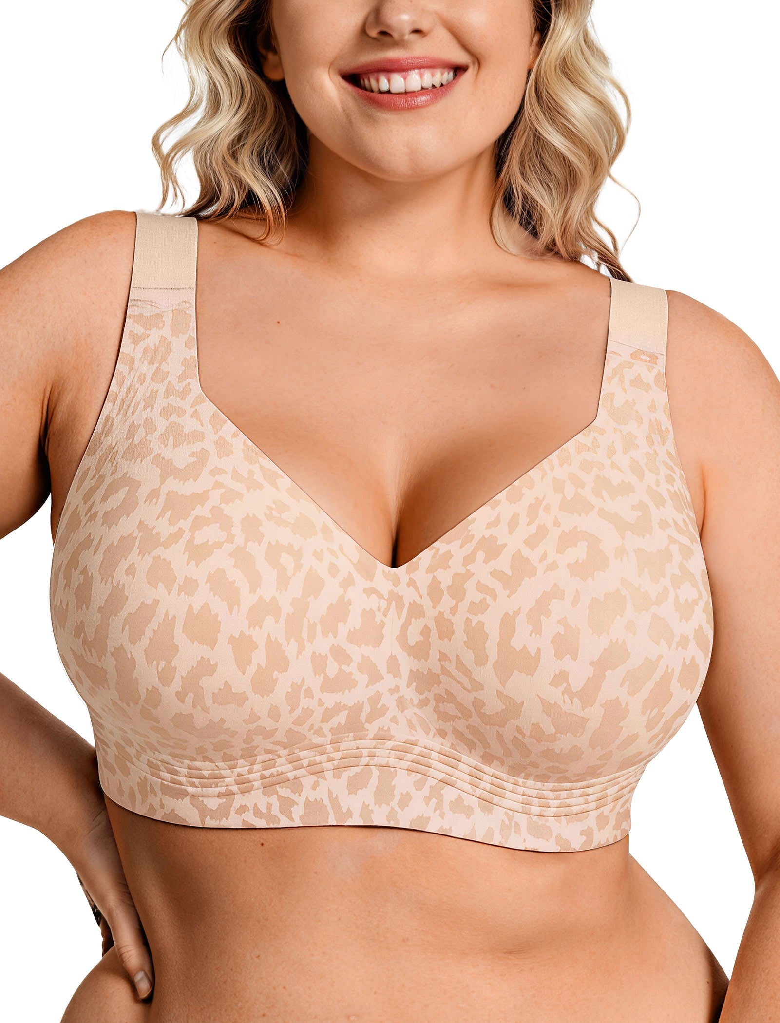 Stavella 360 Jelly Support Bra — Skin Leopard