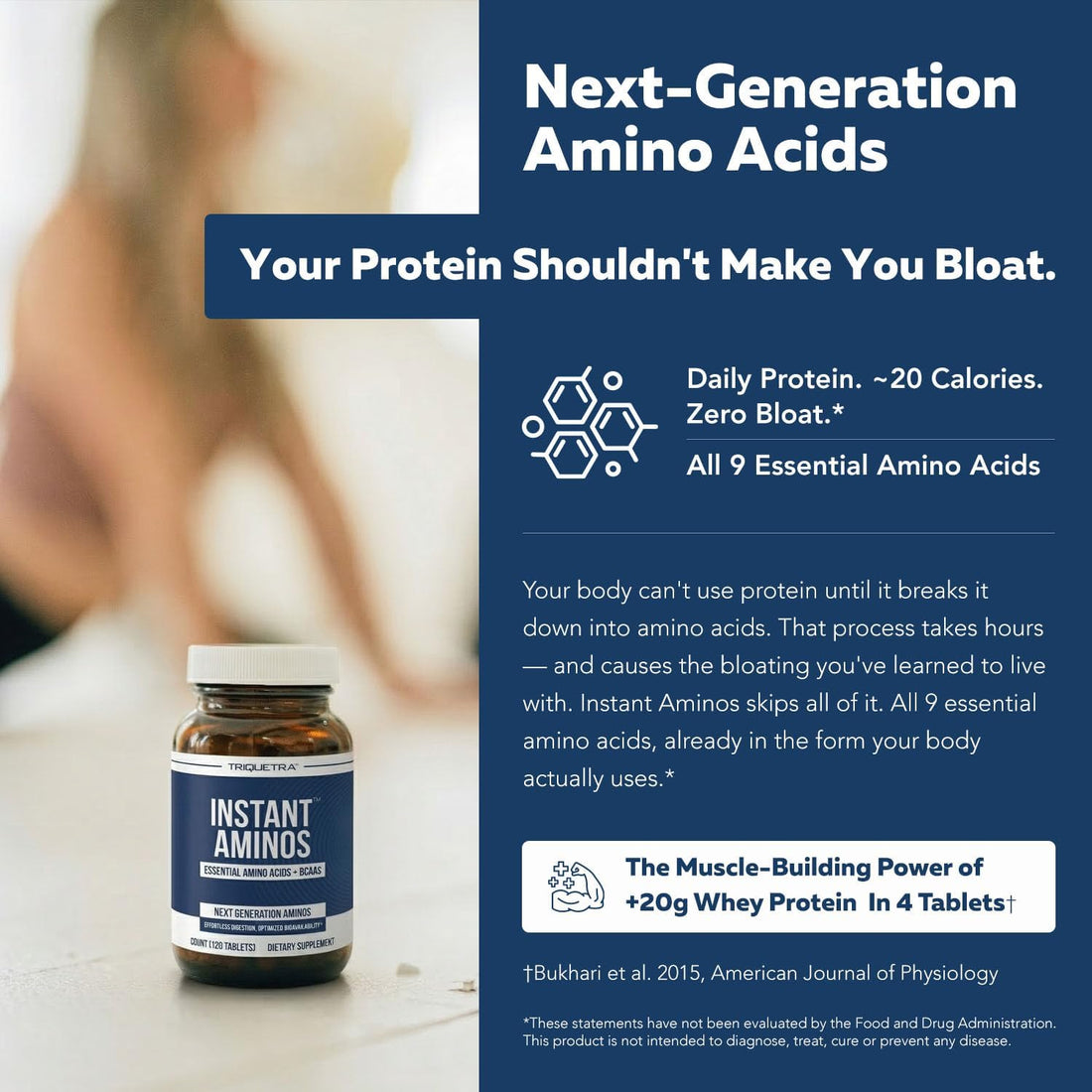 Next-generation amino acids, zero bloat
