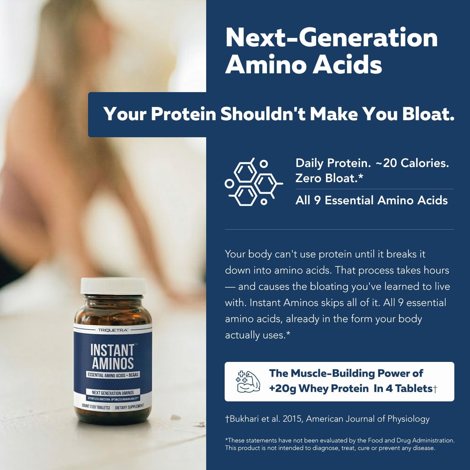 Next-generation amino acids, zero bloat