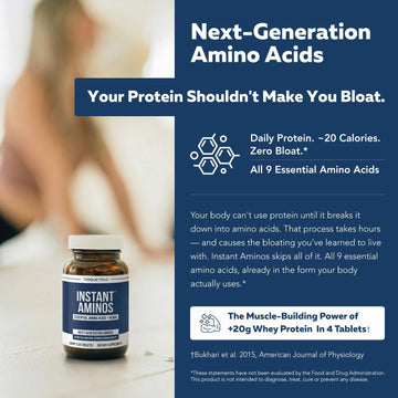 Next-generation amino acids, zero bloat