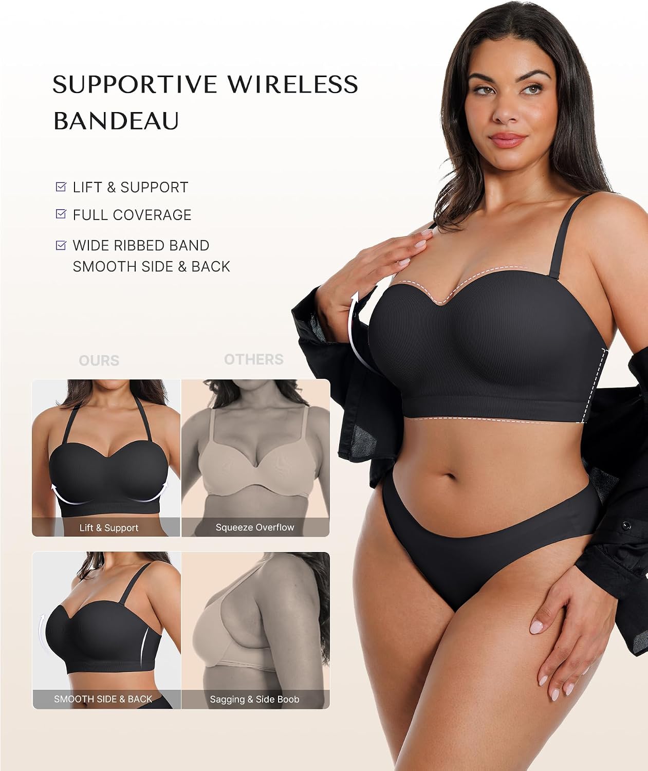 Stavella Strapless Bandeau Bra — view 4
