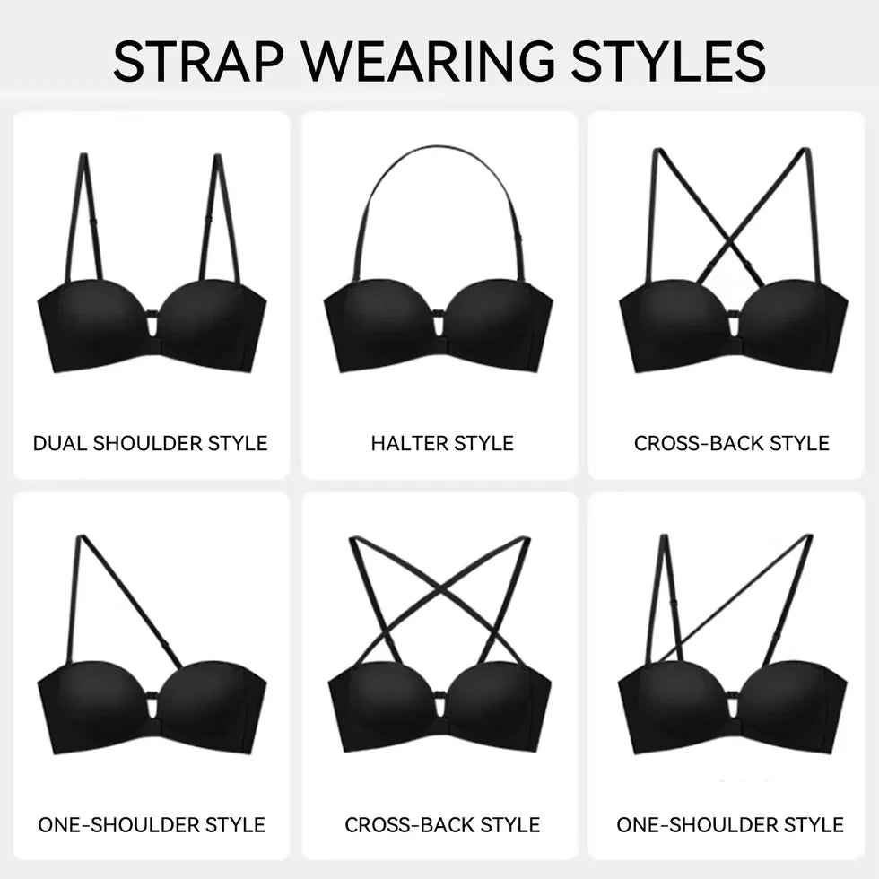 Stavella Strapless Front-Close Bra