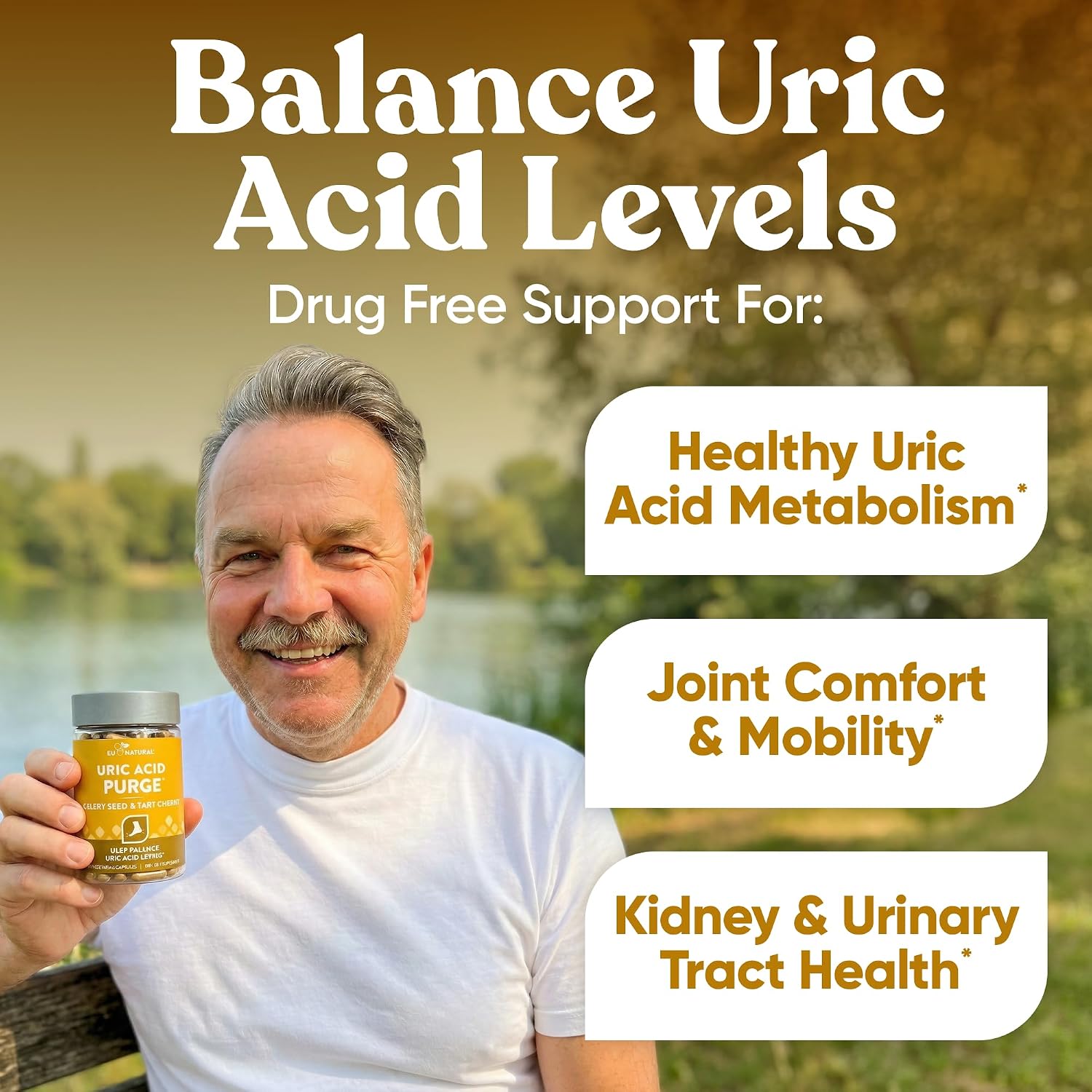 Supports healthy uric acid balance