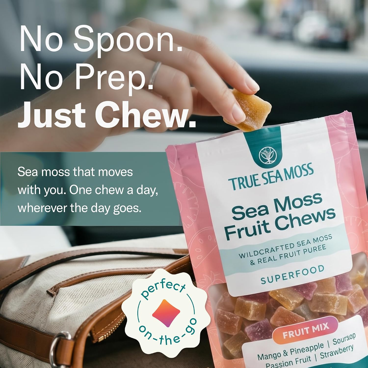Short ingredient list, a month per pack