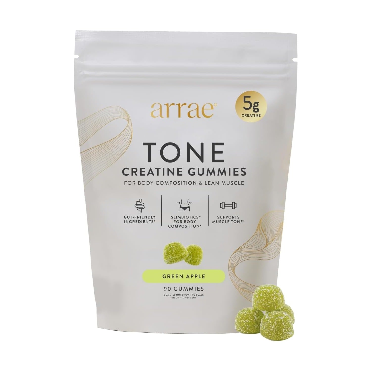 Stavella Creatine Sour Green Apple pouch 1x1