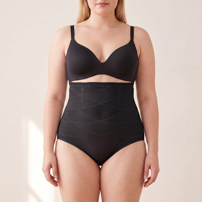 Stavella Sculpt High-Waist Shaper in black, front view