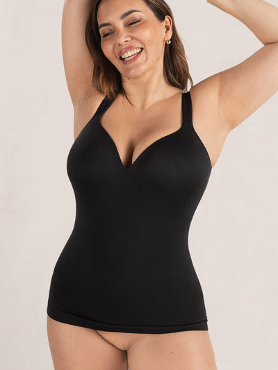 Stavella Sweetheart Shaper Cami in Black