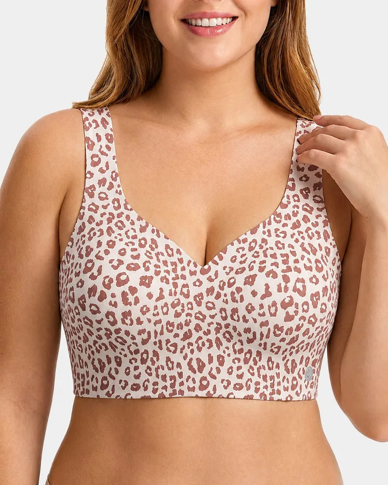 Stavella Summer Jelly T-Shirt Bra — Pink Leopard — view 3